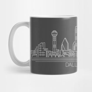 Dallas City Skyline Mug